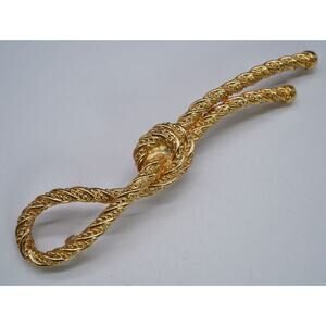 Christian Dior Vintage Rope Knot Brooch